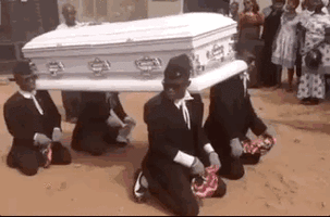 黑人抬棺材表情包gif图片头像