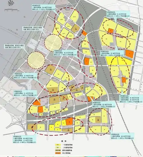 杭州钱江世纪城居住用地规划图