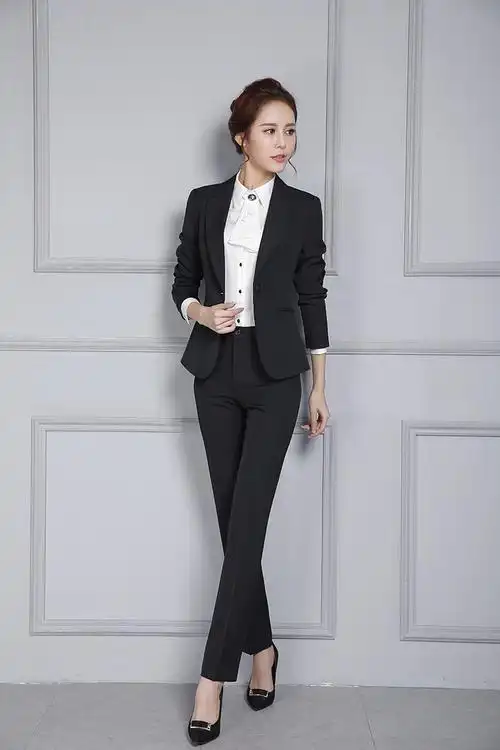 职业装女套装女士正装时尚气质秋冬工作服修