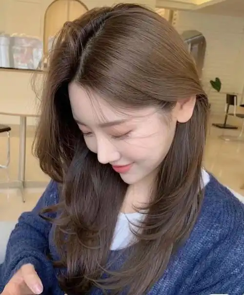 2022流行显白发色苦亚麻亚麻棕蜂蜜茶色染发剂染膏自己在家染头发