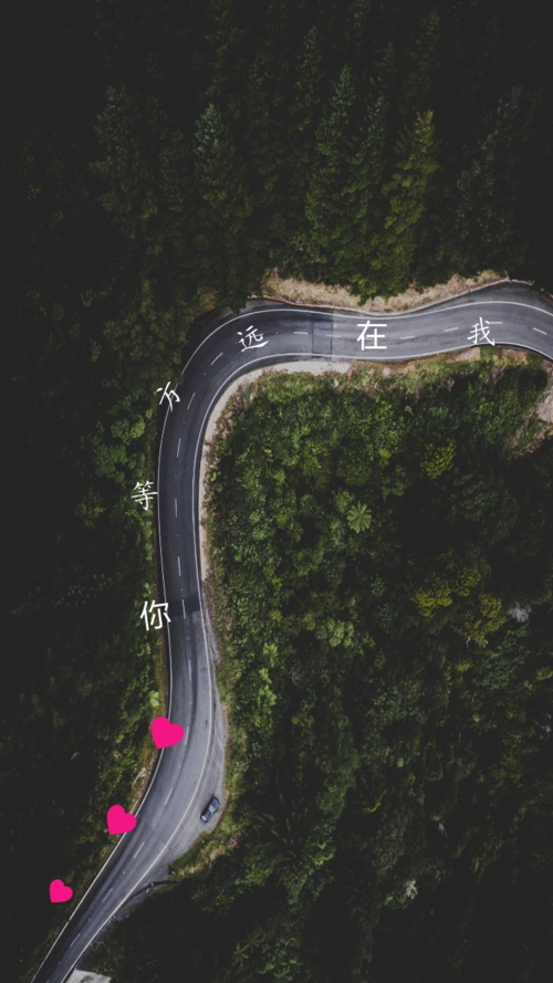 我在远方等你日签图片