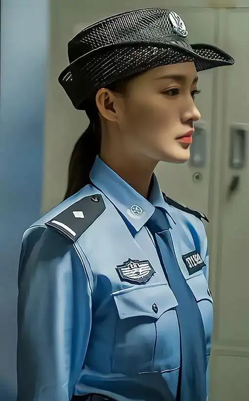 李沁穿上军装后马上由娇柔美艳变得英姿飒爽,霸气十足