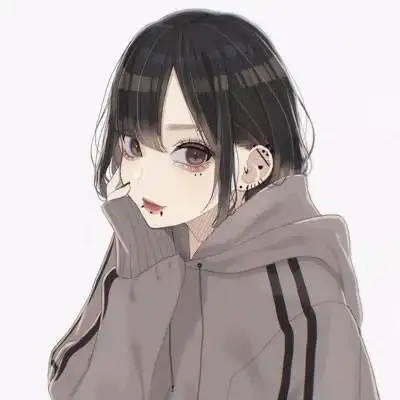 2021动漫短发女生高冷头像