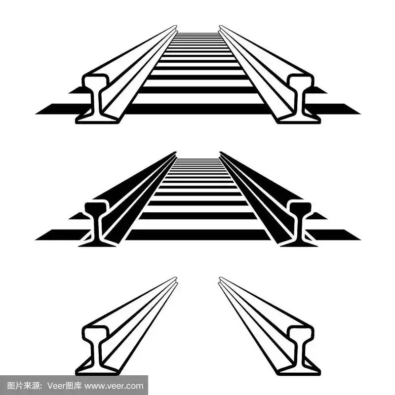 钢轨轨道轮廓符号向量