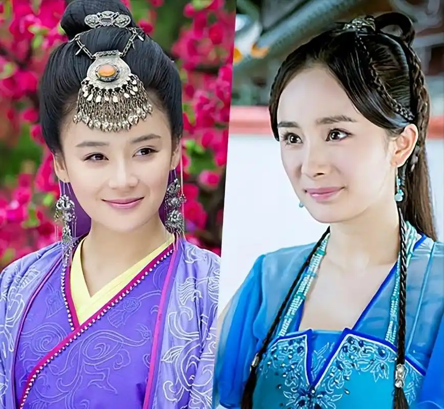 "真诚仗义"杨幂,让袁姗姗爆火,被造型师掀掉假发,因自黑获赞