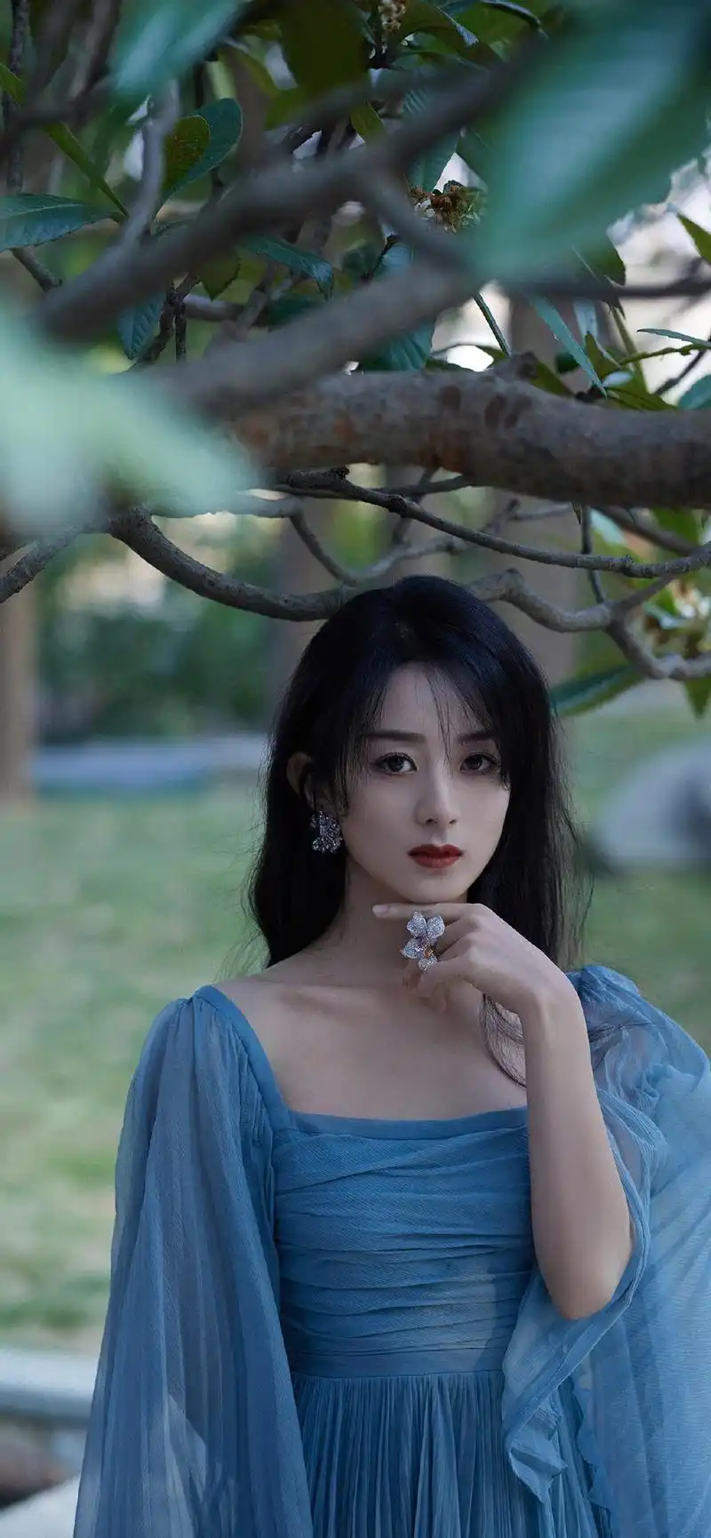 赵丽颖仙气纱裙唯美高清手机壁纸