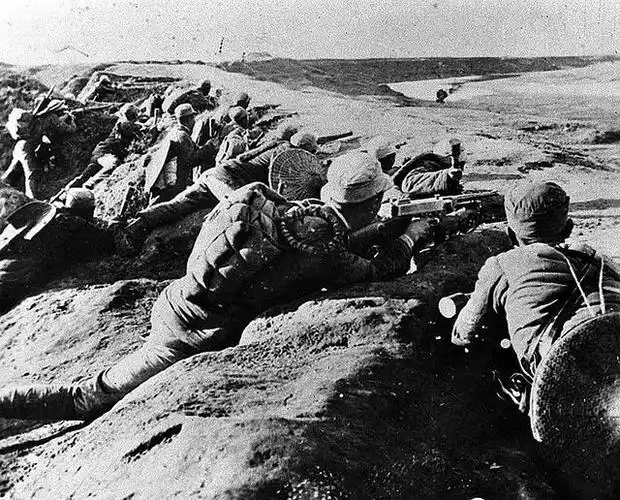 每天老照片9184百团大战壮军威战士们奋勇杀敌一腔热血卫山河