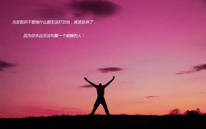 准备放弃一个人的悲伤无力