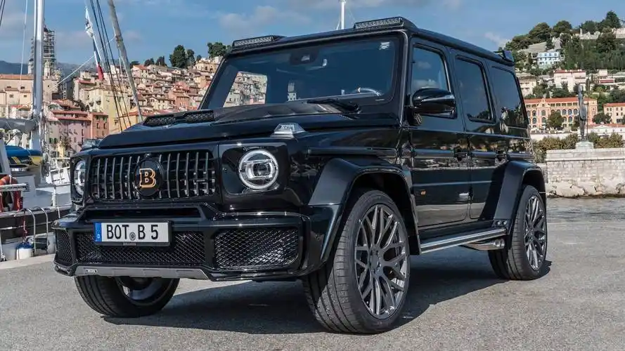 奔驰amg g63巴博斯改装版:性能真心炸裂!