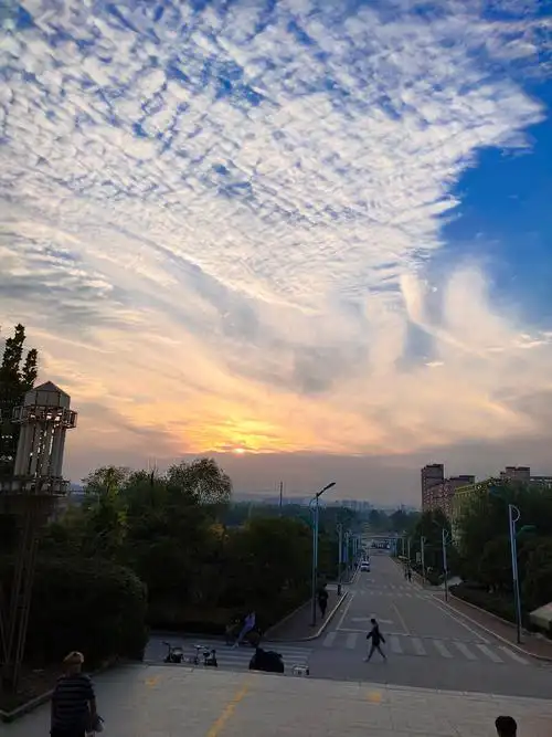 大学生生活照#夕阳
