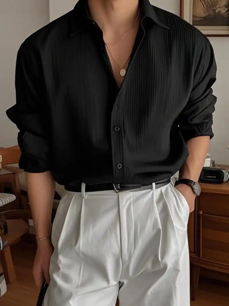 硬汉成熟男士怎么能少了衬衫,男人味十足#衬衫男士 #男士衬衫