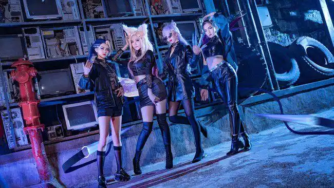 cos英雄联盟kda女团cos正片