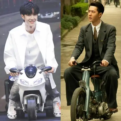 王一博骑摩托vs魏若来骑摩托##王一博魏若来##王一博