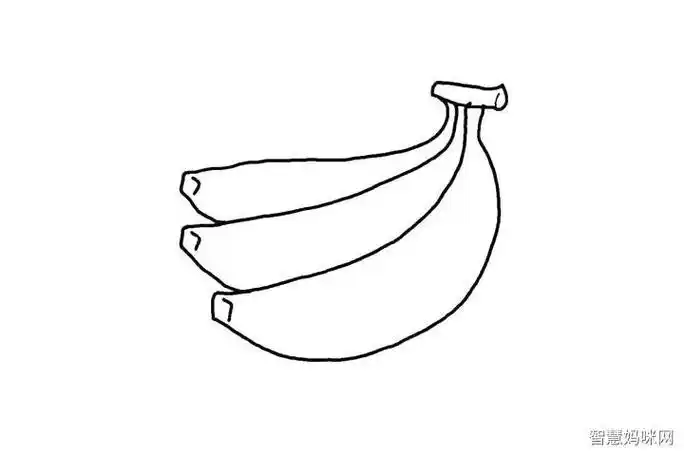 葡萄香蕉简笔画大图