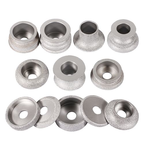 金刚石钎焊手磨轮切割片边片石英石材磨工云石片磨轮砂轮