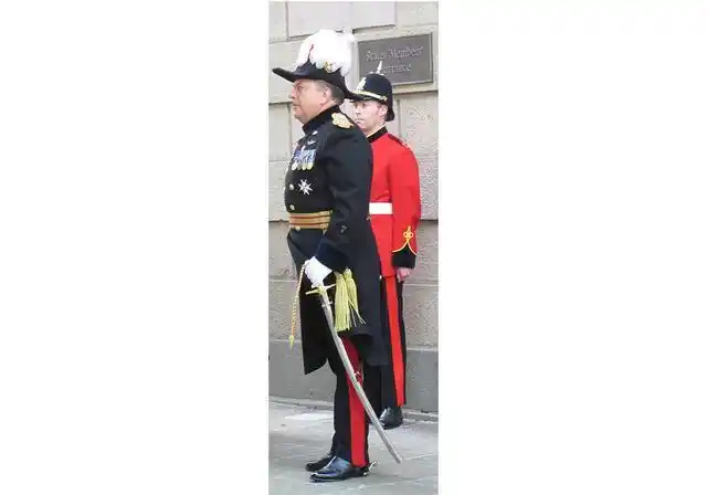 原来,它是英国陆军盛装礼服大衣(frock coats),一种给高级军官穿着的