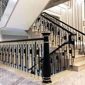 高档楼梯扶手别墅图片