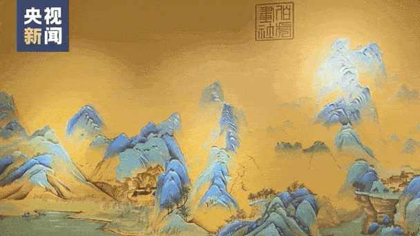 这幅《千里江山图》,绝!_浮雕_创作_指导