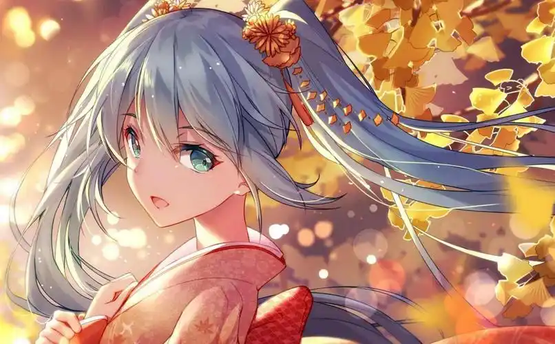 女生动漫高清壁纸图新见遥佳