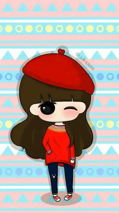 萌萌哒小希 头像 美图 女生 壁纸 锁屏 萌萌图 插画