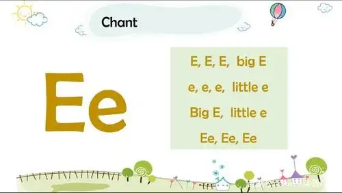 学习了英语字母ee,我们一起来读读英语字母ee的chant吧