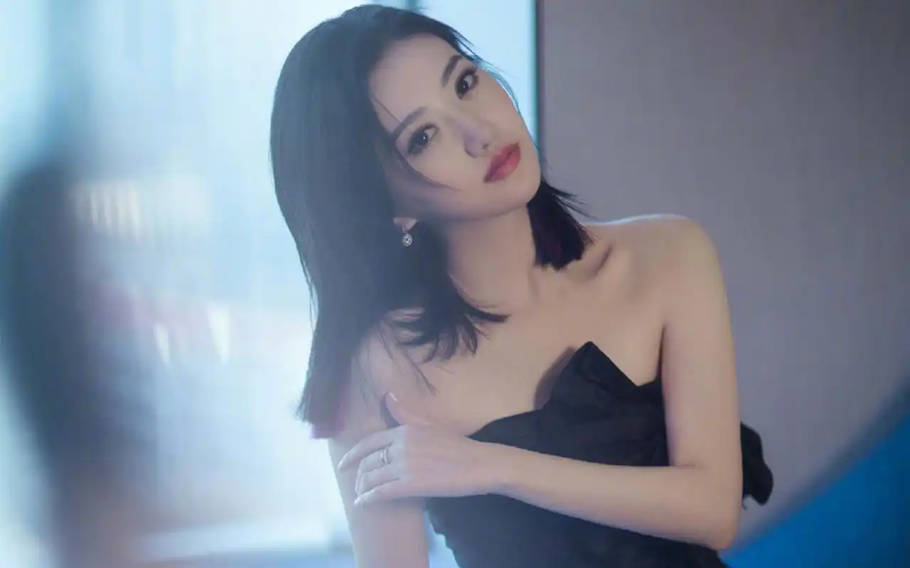 景甜性感迷人写真图片桌面壁纸高清大图预览1920x1200_大陆明星下载