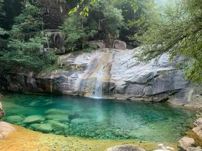 黄山翡翠谷太美了