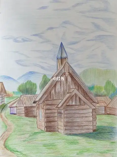 彩铅风景画教程彩铅风景画教程步骤