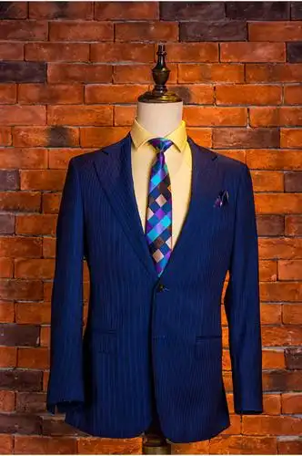 丁和江【客照】——男士深蓝色商务西服