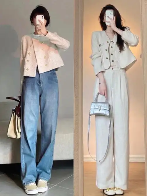 初秋,阔腿裤更时髦的打开方式:搭配这几件上衣,鞋子