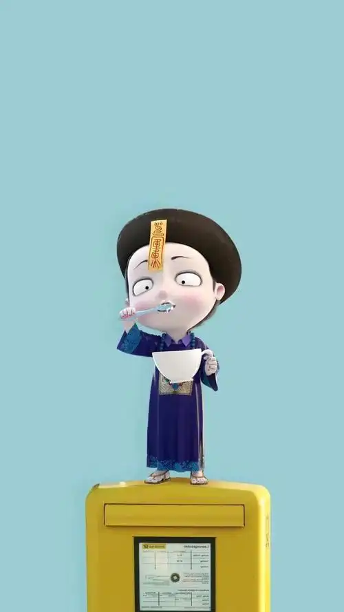 小僵尸图片,小僵尸(呆萌可爱小僵尸高清手机壁纸)