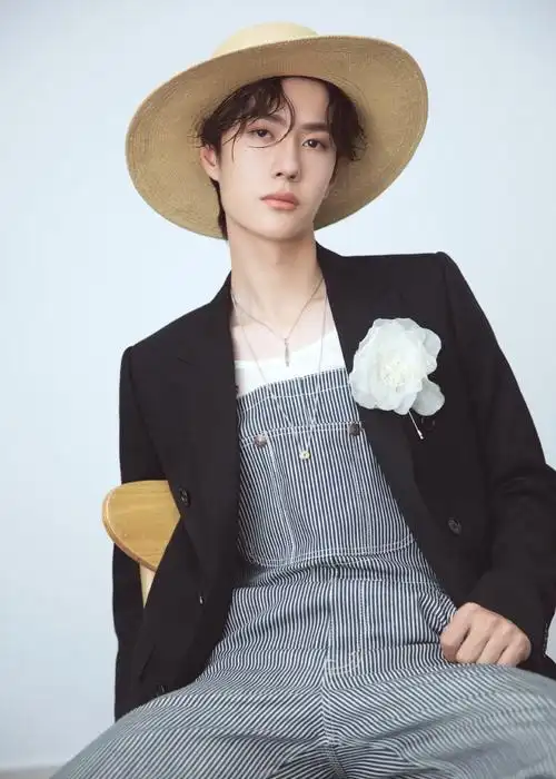 王一博陈情令南京演唱会王一博草帽造型