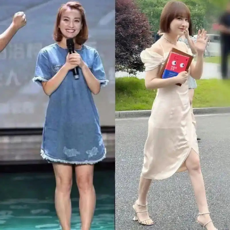 吴昕的腿是怎么做从又黑又粗变得又白又细的,变化太大了