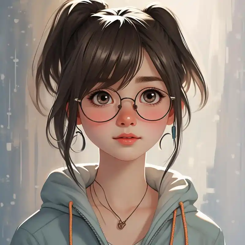 戴眼镜的卡通头像来啦93 谁能拒绝戴眼镜的卡通头像呢,各种风格应有