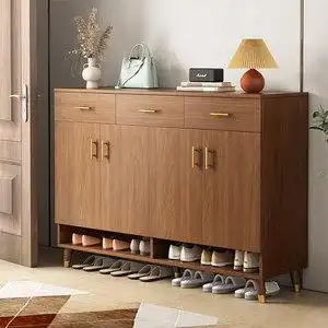 中式鞋柜玄关图片