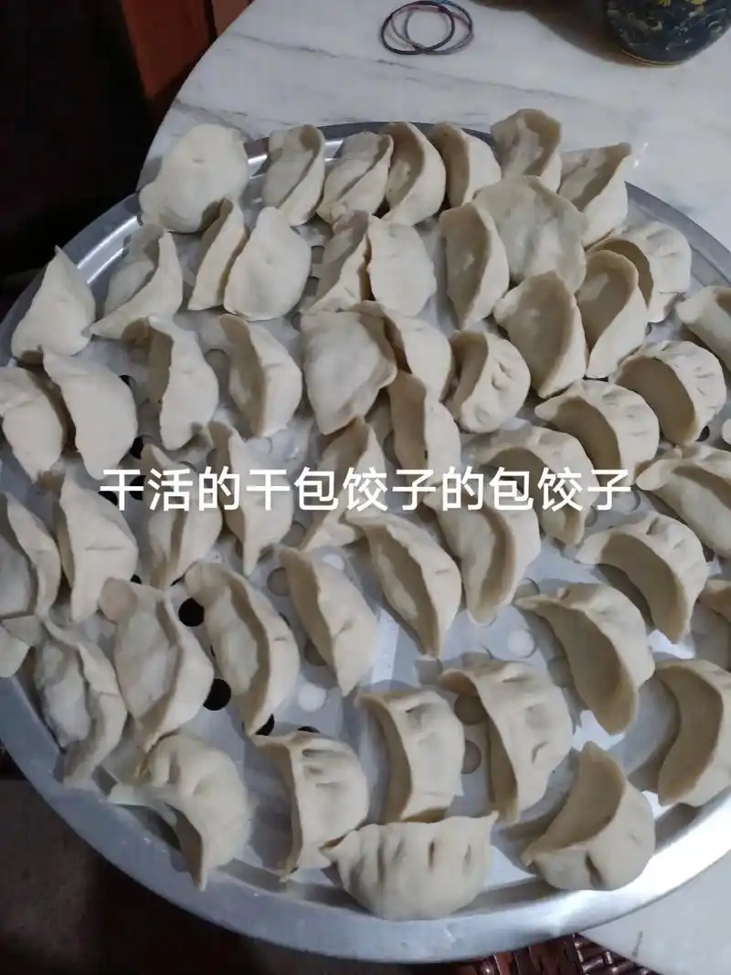 手工包饺子 #自己动手丰衣足食  - 抖音