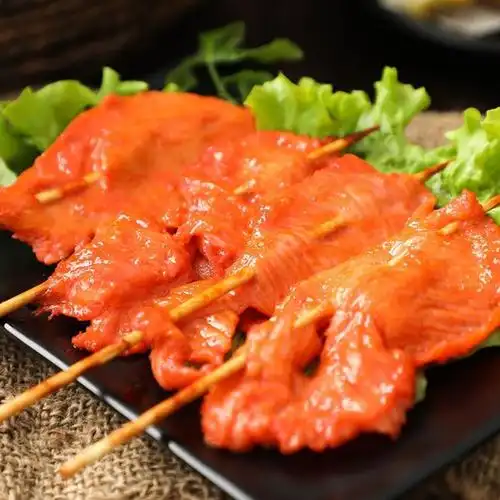 铁板里脊肉烧烤肉串手抓饼串串香鸡胸肉鲜40串里脊肉花约朵娜20串家庭