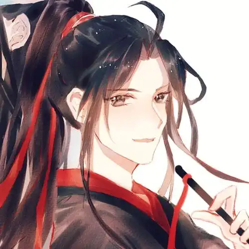 动漫头像:魔道祖师魏无羡蓝忘机古风头像搬运,浓浓的诗情画意