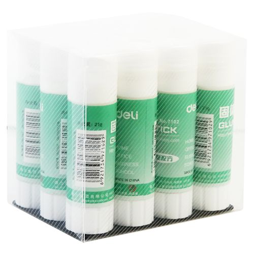 正品 得力固体胶 7102 21g pva手工固体胶棒 固体胶水 新包装