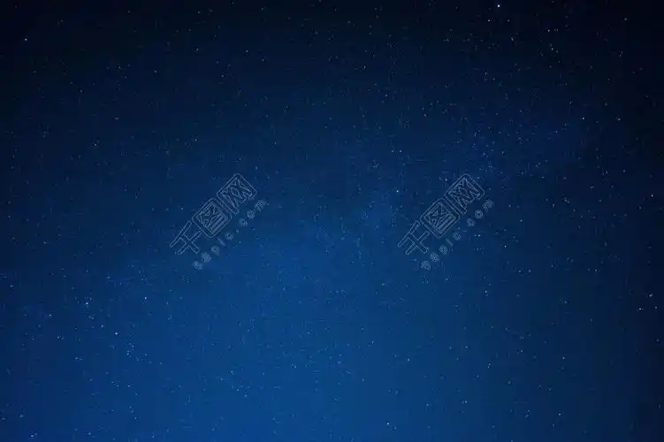 蓝色磨砂质感唯美星空背景