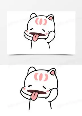 可爱调皮小猫鬼脸元素110卡通鬼脸表情包元素150成人 改变 小丑821