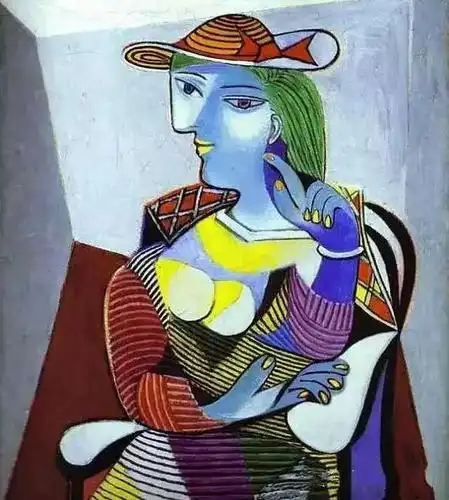 《玛丽肖像》,毕加索,1937年弗莱姆认为《影子》是毕加索最令人感动的