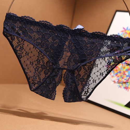 女士开裆开叉内裤 免脱诱惑透视火辣性感情趣内裤女大码三角裤t裤