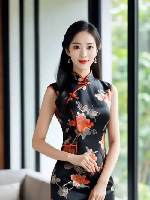 原创旗袍轻语古韵流转的东方之美