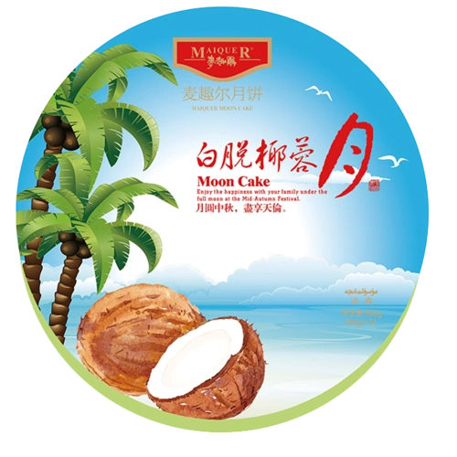 望月相守共婵娟 一袭花香夜月圆 标准配置:八粒麦趣尔月饼 包装规格