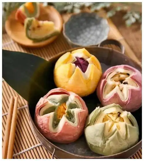 超高颜值的中式宫廷糕点荷花酥,在家就能做!单看颜值,我都爱了