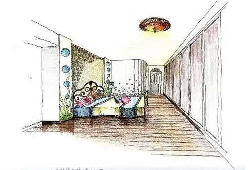 155㎡美式乡村婚房完工,媳妇亲自手绘设计,前后对比太美了