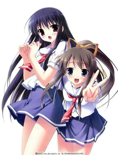 番外篇 91.动漫女生双人图片