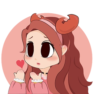 矢量十二星座头像温柔巨蟹女