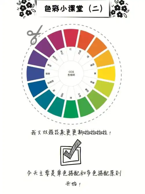 色彩小课堂色彩搭配原则